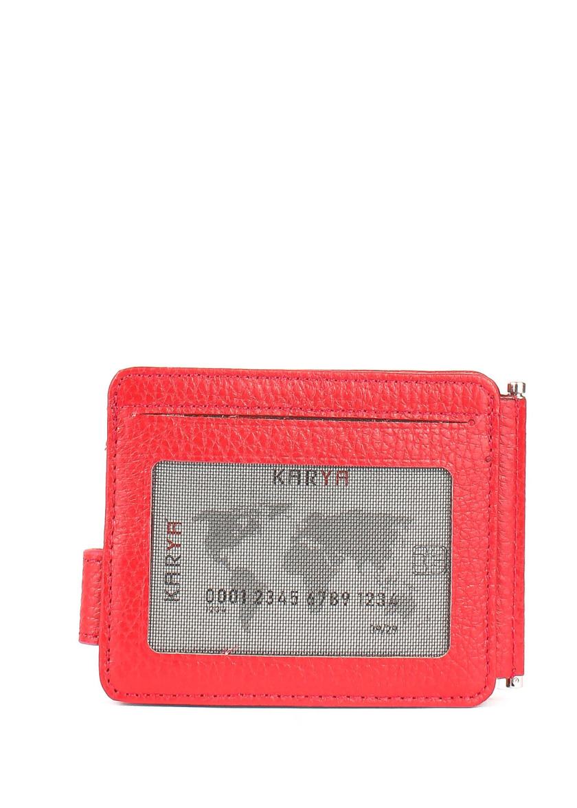 Зажим для купюр Чоловічий Karya 0044-46 червоний